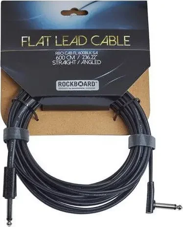 RockBoard Flat 6 m Droit – Angle Câble d‘instrument