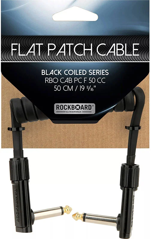 ROCKBOARD Patch Plat Coil – 5 À 50 Cm – Black