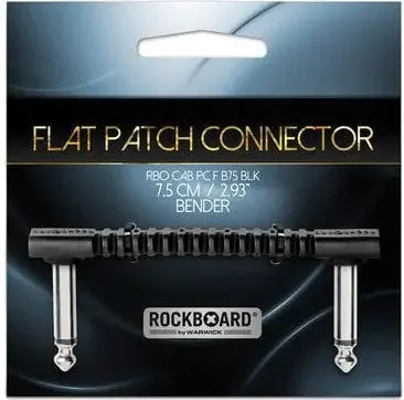 RockBoard RBO-CAB-PC-F-B75-BLK 10 cm Angle – Angle Câble de patch