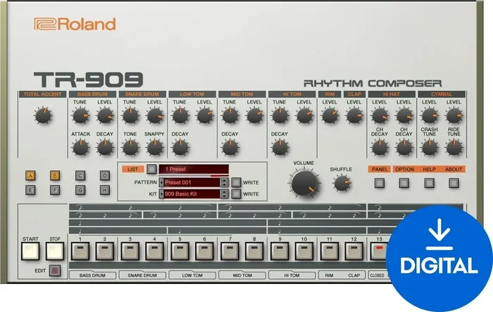 Roland TR-909 Key (Produit numérique)