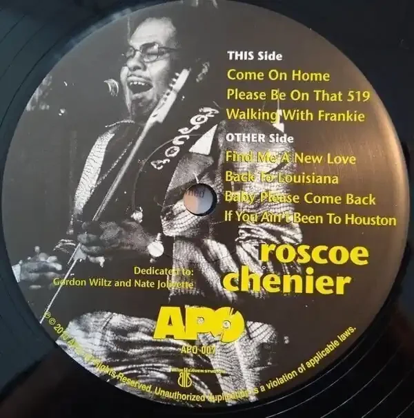 Roscoe Chenier – Roscoe Chenier (LP)