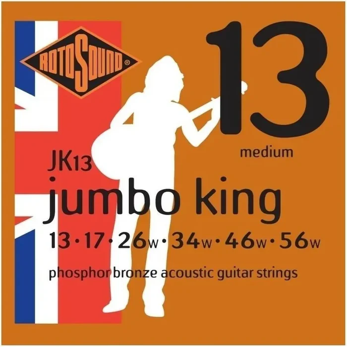 Rotosound JK13 Jumbo King Cordes de guitares acoustiques