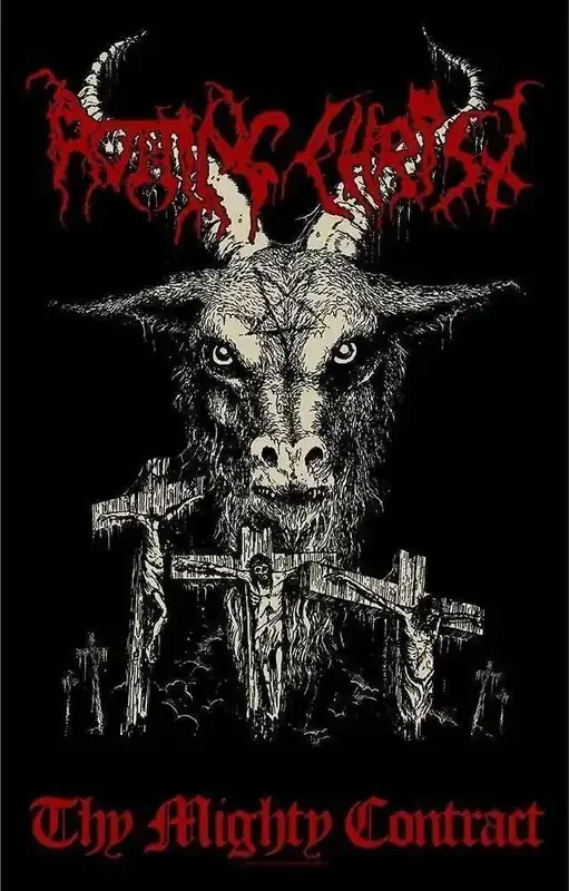 Rotting Christ Thy Mighty Contract Drapeau
