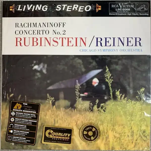 Rubinstein and Reiner – Rachmaninoff Concerto No. 2 (LP) (200g)