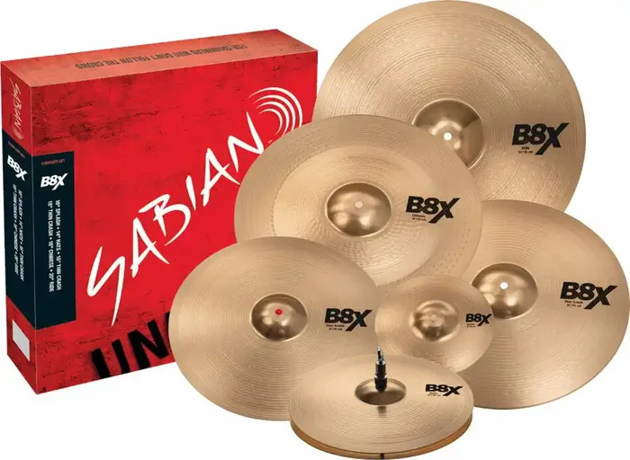 Sabian 45006X B8X Complete 10/14/16/18/18/20 Set de cymbales