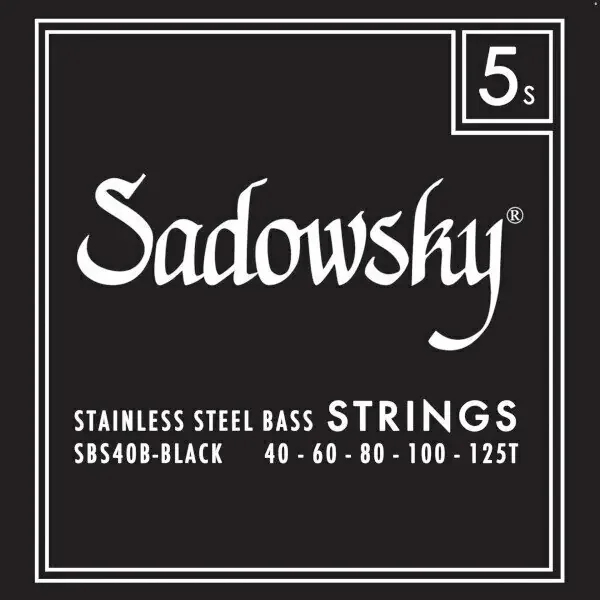 Sadowsky Black Label SBS-40B Jeux de 5 cordes basses