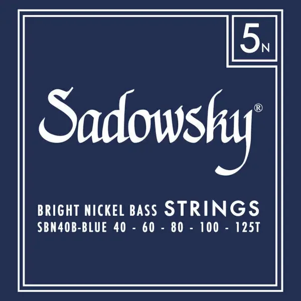 Sadowsky Blue Label SBN-40B Jeux de 5 cordes basses