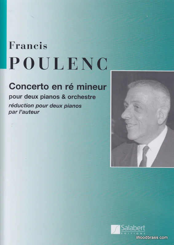 Salabert Poulenc F. – Concerto En Re Mineur – 2 Pianos et Orchestre
