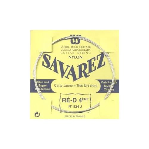 Savarez 524J RE-4 Carte Jaune Tirant Tres Fort (Unité)