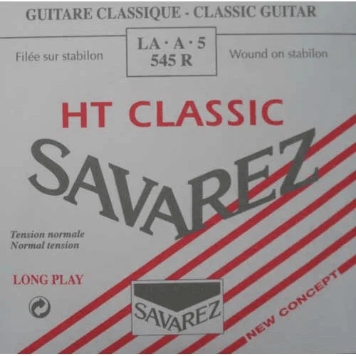 Savarez 545R LA-5 HT Classic Rouge Tirant Normal (Unité)