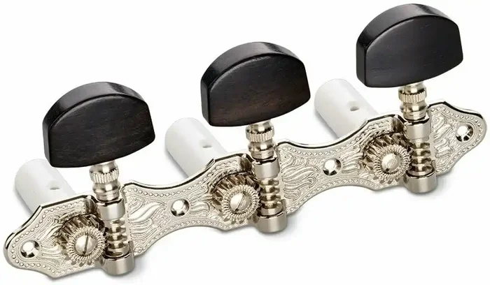 Schaller HNI 1-1 Baseplate 3 L Nickel Mécanique pour guitare