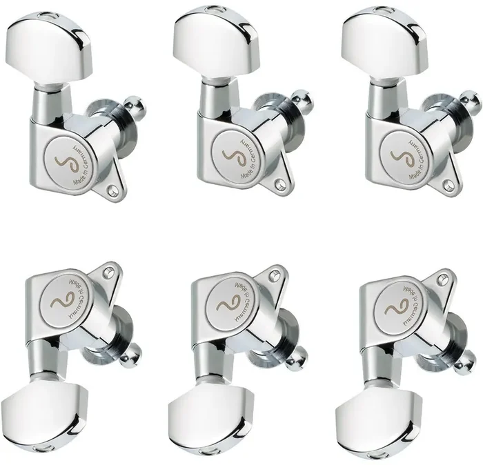 Schaller M6 135 3L/3R solid 21,7 Chrome Mécanique pour guitare