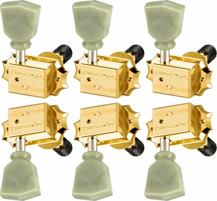 Schaller Original G-Series Deluxe 3L/3R TopLocking Gold Mécanique pour guitare