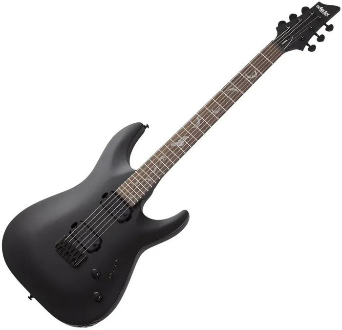 Schecter Damien-6 Satin Black Guitare électrique