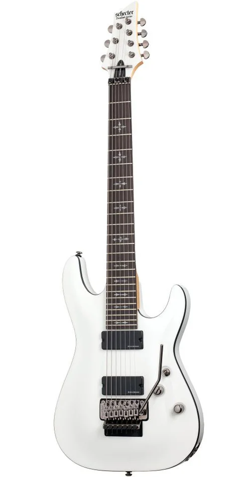 SCHECTER Demon 7 Fr Vintage White