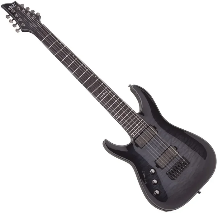 Schecter Hellraiser Hybrid C-8 LH Trans Black Burst Guitares 8 cordes