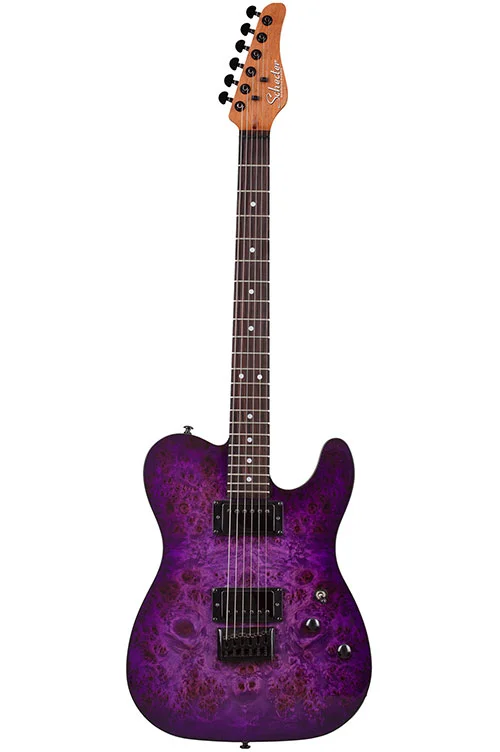 SCHECTER Pt Standard Purple Burst Burl