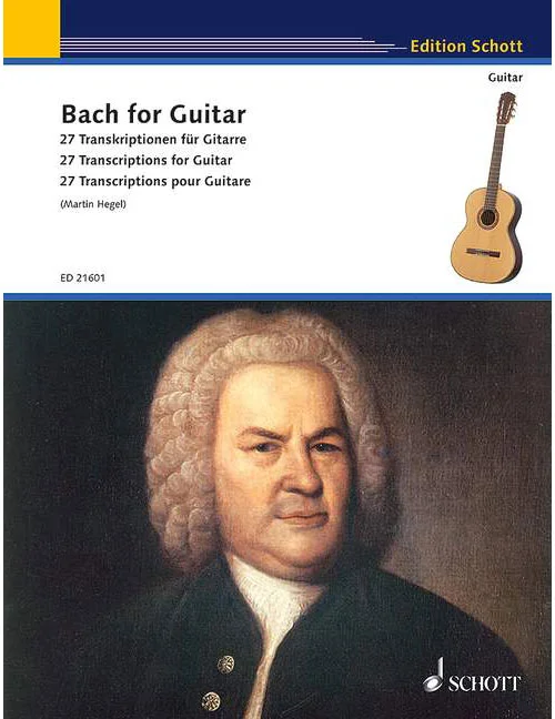 Schott Bach – Bach For Guitar – Guitare
