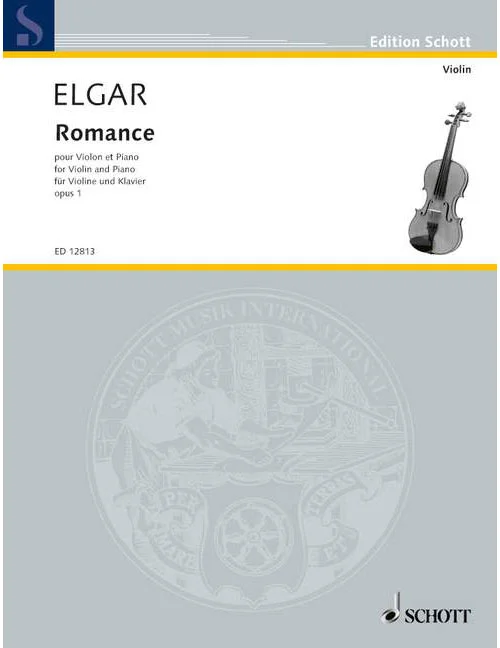 Schott Elgar – Romance Op. 1 – Violon et Piano