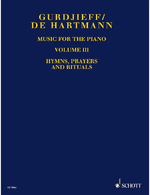 Schott Gurdjieff & Hartmann – ?uvres Pour Piano – Piano