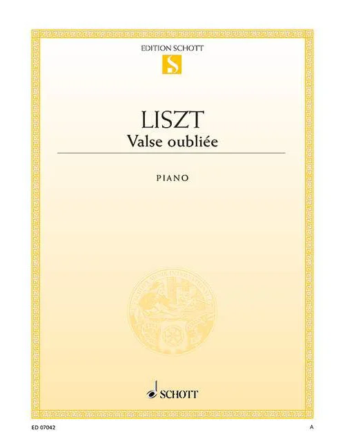 Schott Liszt – Valse Oubliée – Piano
