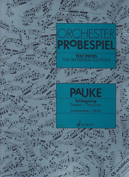 Schott ORCHESTER-probespiel – Percussions