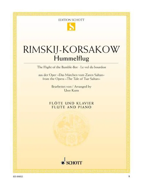 Schott RIMSKY-korsakov – Vol Du Bourdon – Flute et Piano