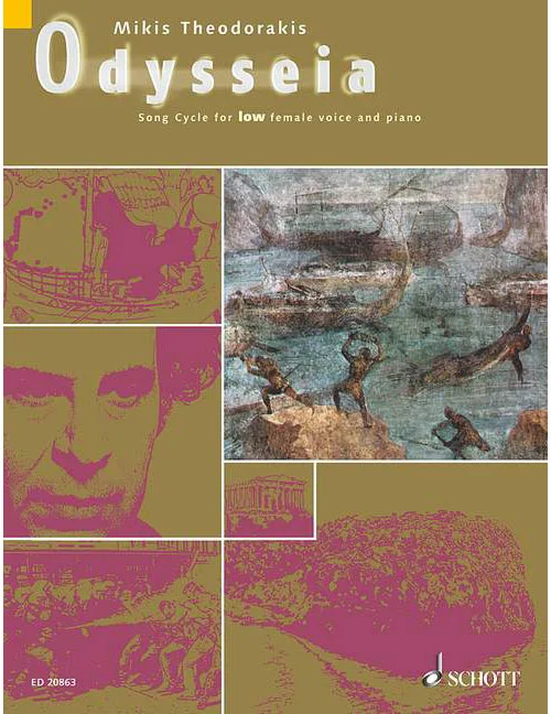 Schott Theodorakis – Odysseia – Low Female Voice et Piano