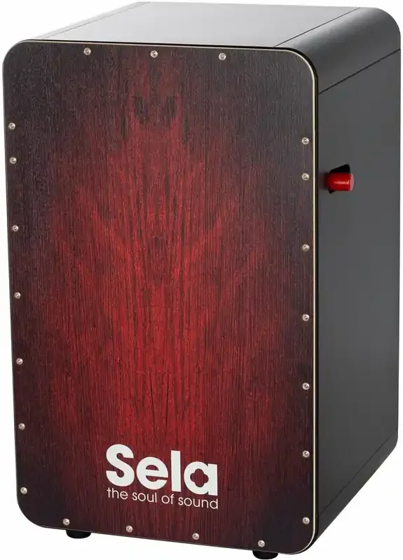 Sela SE 047 CaSela Pro Black/Red Dragon Кахони дървени