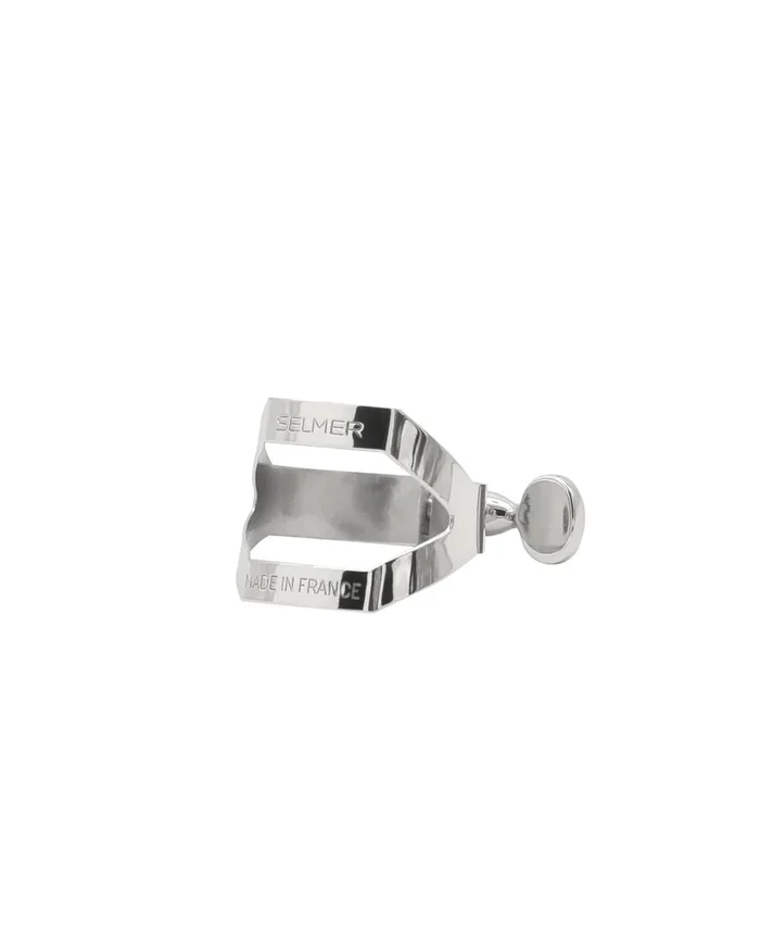 SELMER Ligature Sax Alto Argentée (Bec Ébonite)
