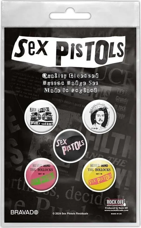Sex Pistols Never Mind The Bullocks Badge