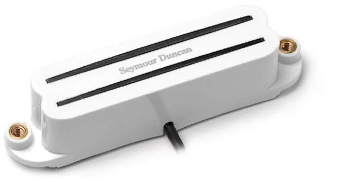 Seymour Duncan SHR-1B Hot Rails Strat Bridge White Micro guitare
