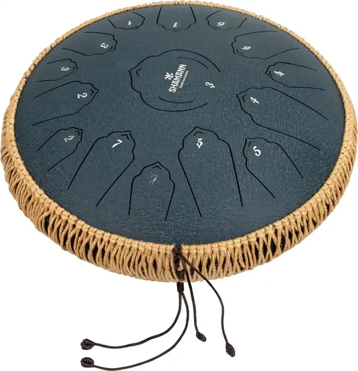 Shamann 14″ 15 Notes C Major Navy Blue Tongue Drum