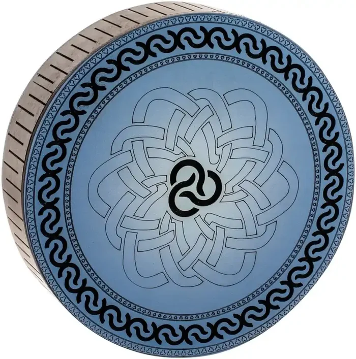 Shamann The Ocean Drum Blue 12 cm Tambour à vagues Blue 12 cm