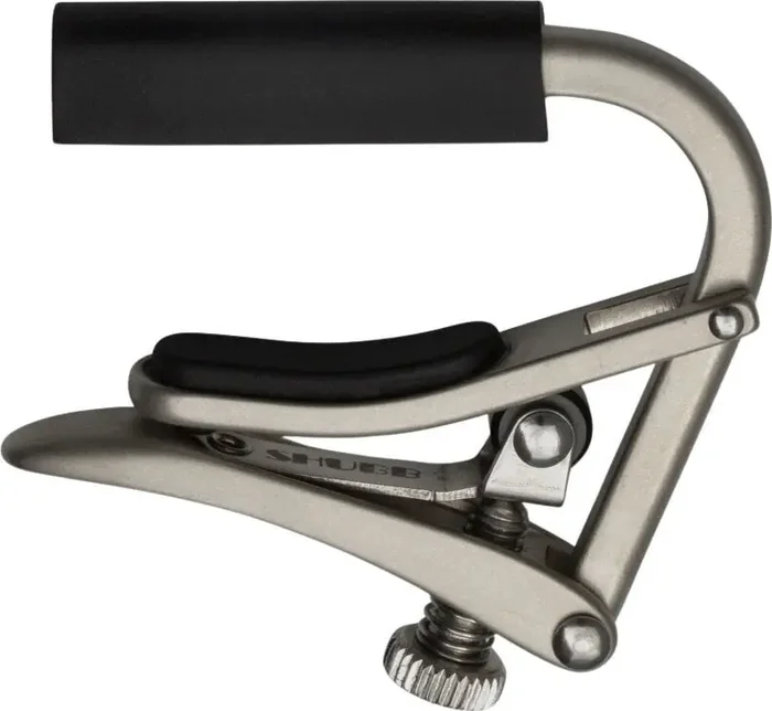 Shubb C5 Brushed Nickel Capodastre pour ukulele et banjo