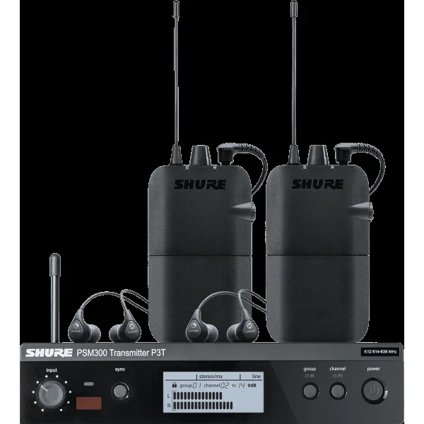 Shure PSM300 P3TER112GR TWIN PACK avec SE112-GR
