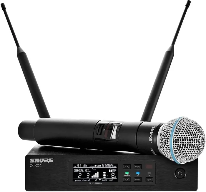 Shure QLXD24E/B58 Ensemble sans fil H51 534-598 MHz