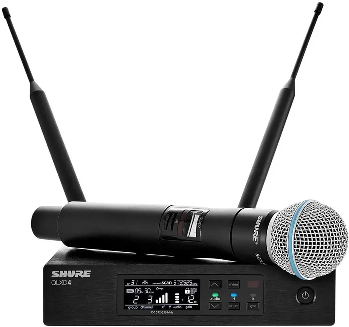 Shure QLXD24E/B58 Ensemble sans fil K51 606-670 MHz