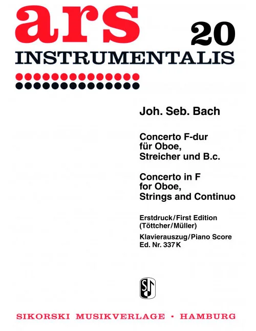 Sikorski Bach – Konzert Nach BWV 1053