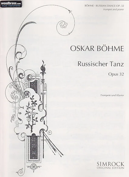 Simrock Bähme – Russian Dance Op. 32 – Trompette et Piano
