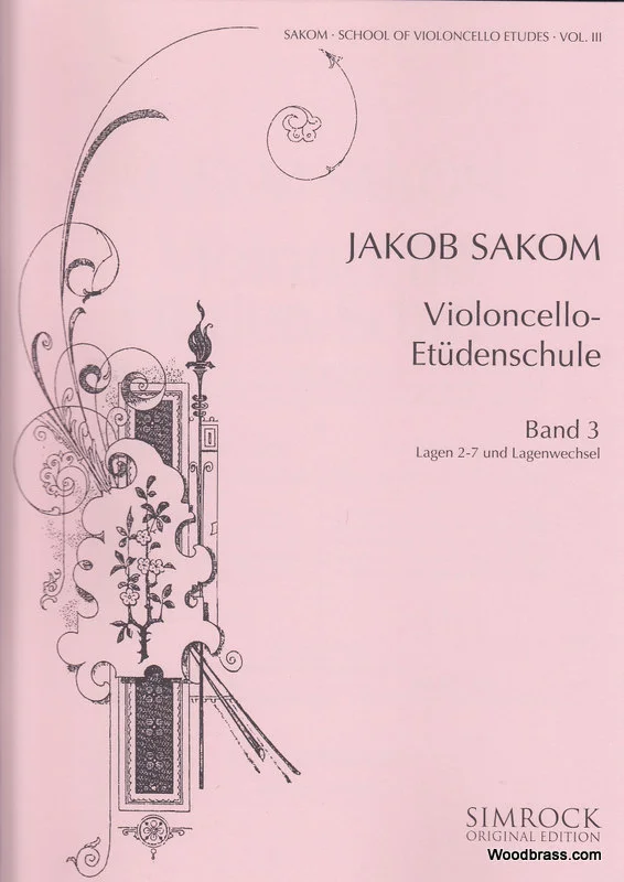 Simrock VIOLONCELLO-etuden-schule Vol. 3