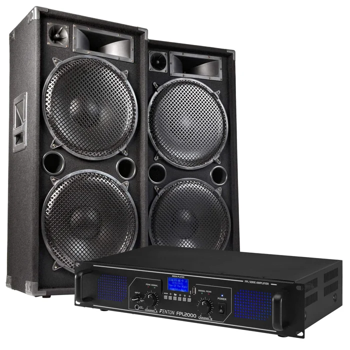 SKYTEC Max215 – Enceinte 2000W avec Amplificateur