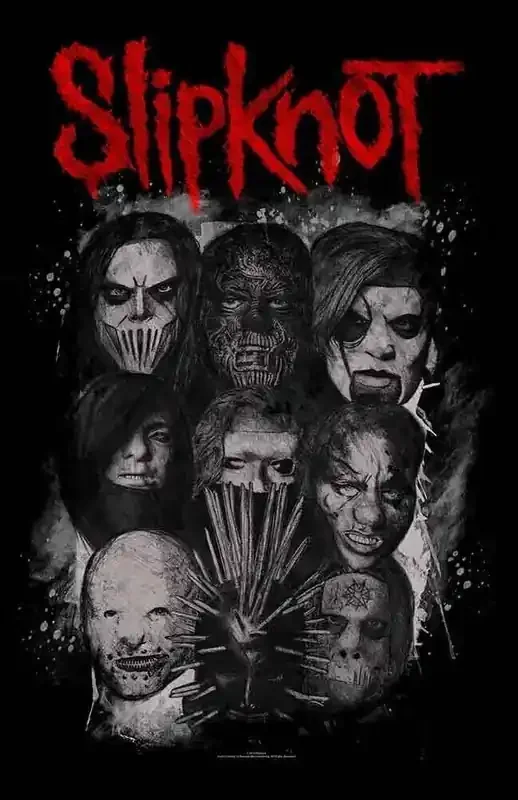 Slipknot Masks Drapeau