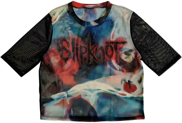 Slipknot T-shirt Face & Logo Ladies Black S