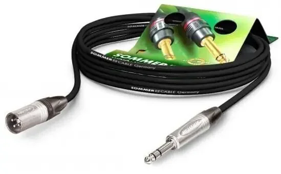 Sommer Cable Stage 22 Highflex SGN4 1 m Câble de microphone
