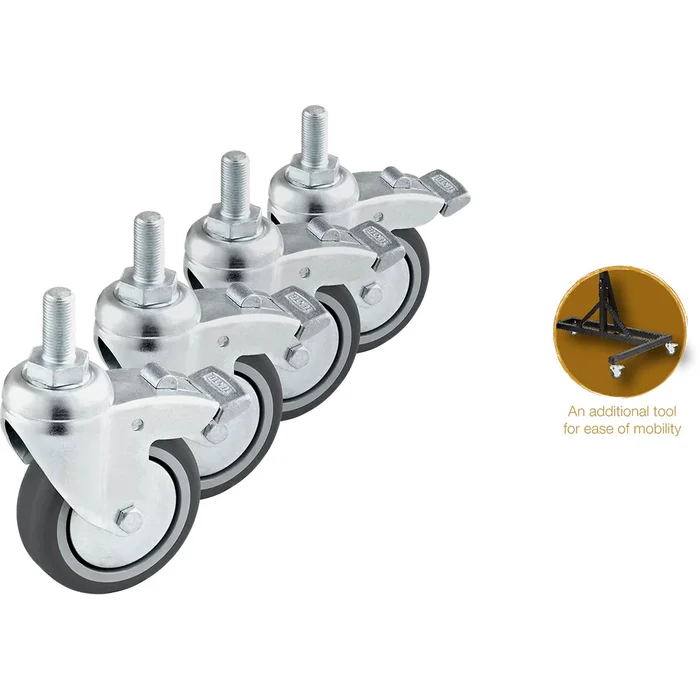 SONIC ENERGY TMGS-W – Set 4 Roues Pour Support Gong Sonic Energy