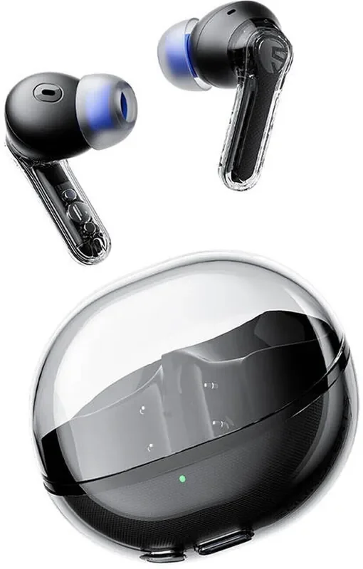 Soundpeats Clear Black Écouteurs intra-auriculaires sans fil