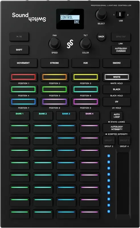 SoundSwitch Control One Pupitre d‘éclairage