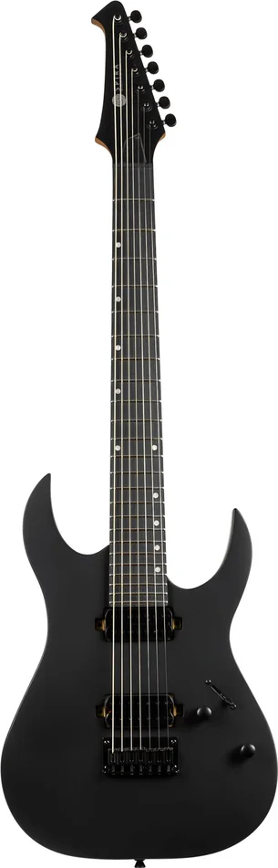 Spira Guitars S407MBK-LH Satin Black LH
