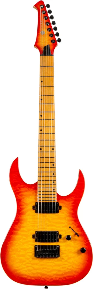 Spira Guitars Spira Guitars S507QFB Fireburst